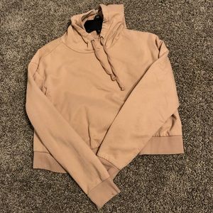 tan hoodie